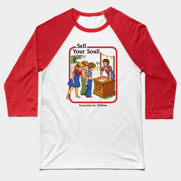 Sell Your Soul Baseball T-Shirt by Steven Rhodes
